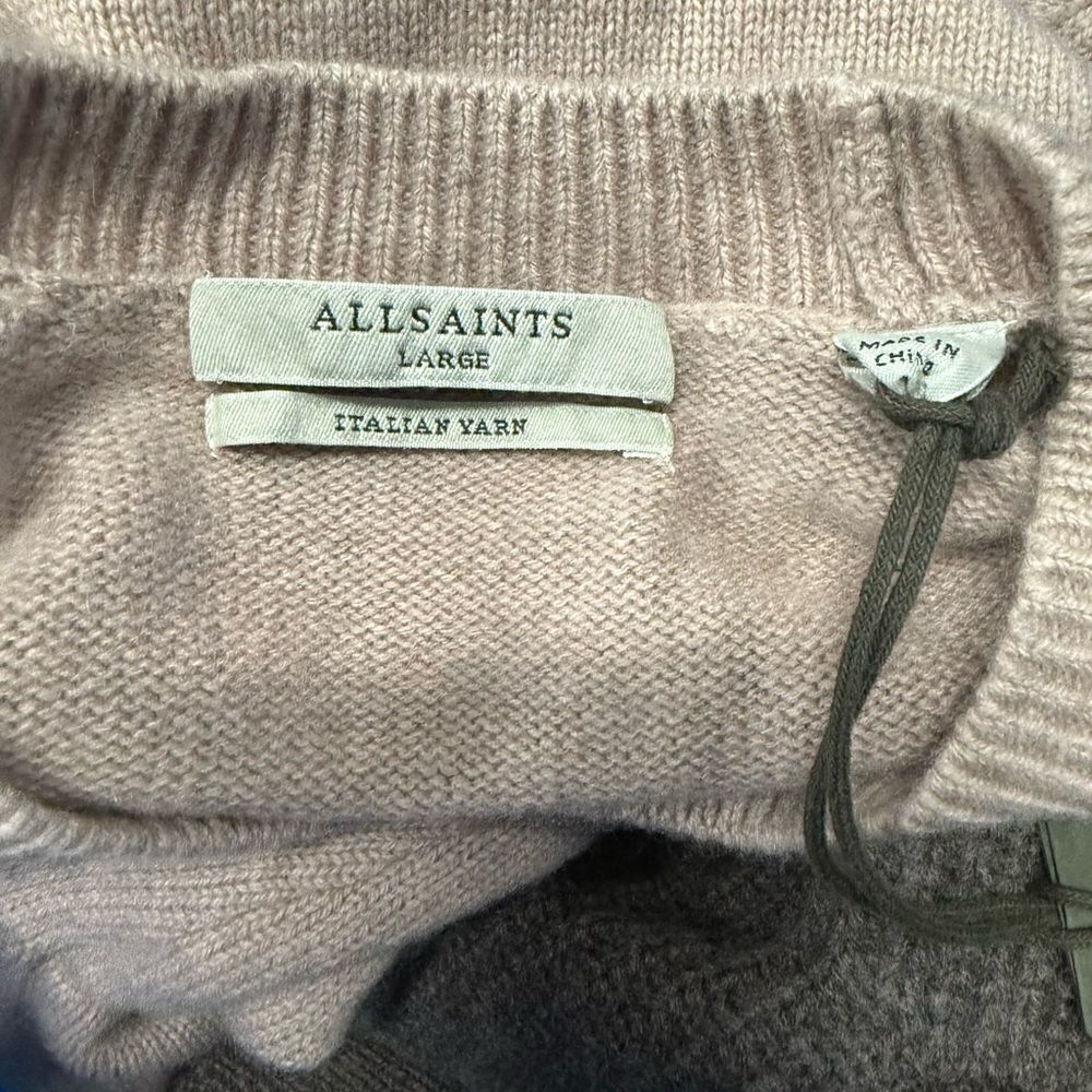 All Saints Kiera Cashmere crew neck-Z5 - Picture 7 of 7